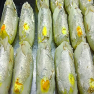 Indian Sweets Kesar Mawa Malai Cutlet